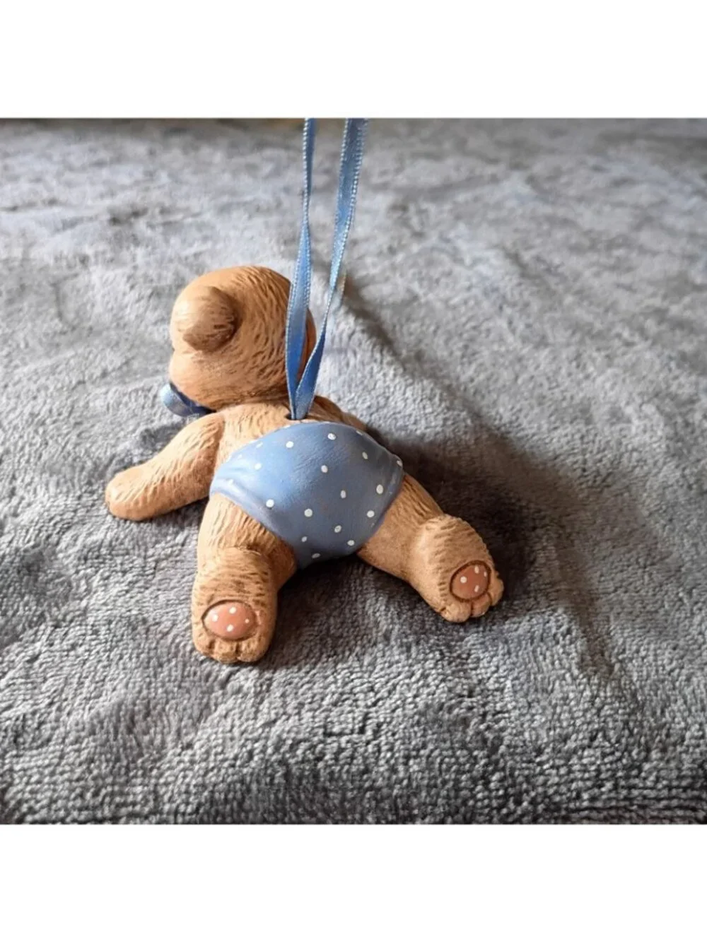 Ornament Ceramic Baby Bear Vintage